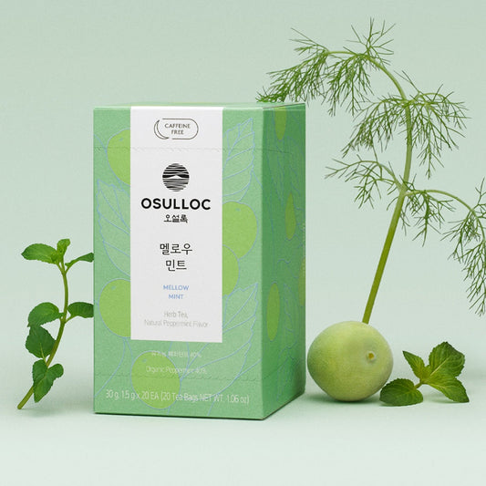 OSULLOC Organic Caffeine-Free Mellow Mint — Présentation | Maison Boseong