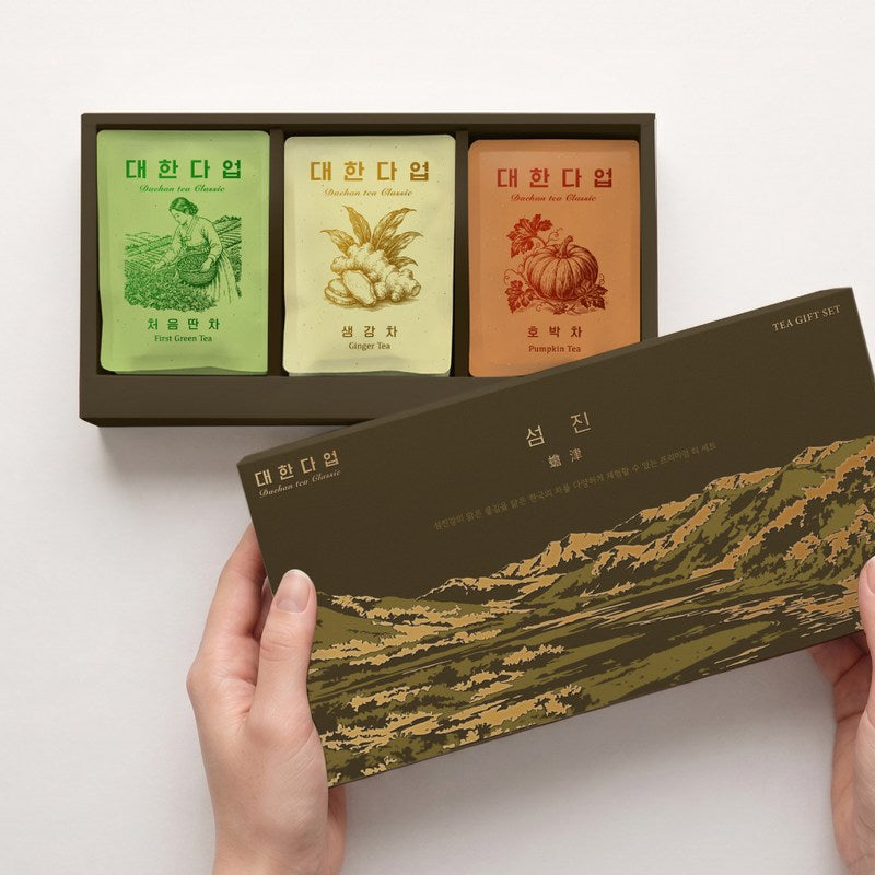 Coffret Seomjin 9 thés coréens en sachets