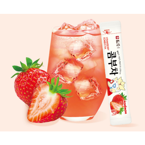 Damtuh Pokémon Kombucha Fraise 30 Sticks (Togekiss)