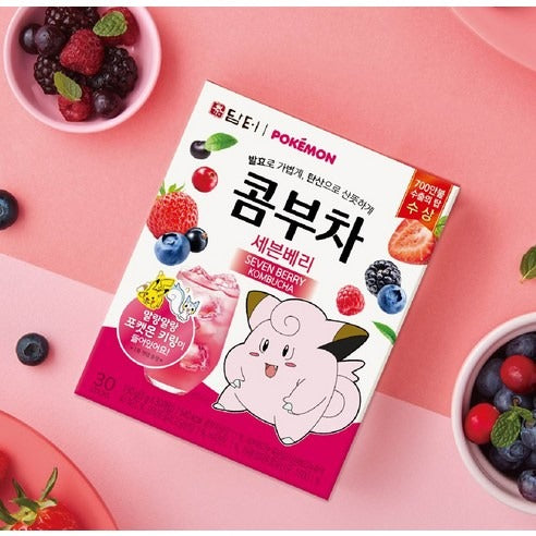 Damtuh Pokémon Kombucha Seven Berry 30 Sticks (Clefairy)