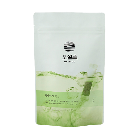 OSULLOC Cold Green Tea 20 sachets — Présentation | Maison Boseong