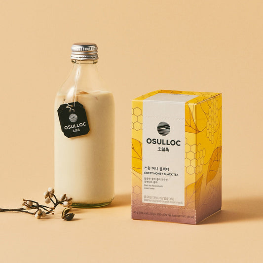 OSULLOC Sweet Honey Black Tea 20 sachets — Présentation | Maison Boseong