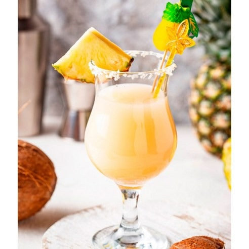 Teazen Kombucha Pineapple verre avec ananas