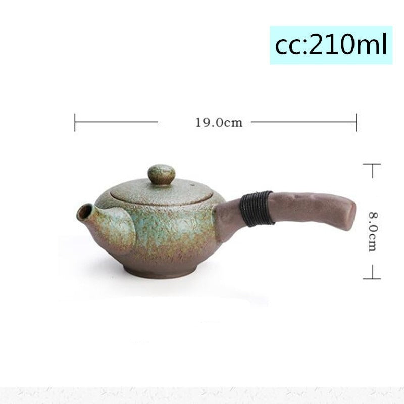 Théière Kyusu Artisanale caracteristique