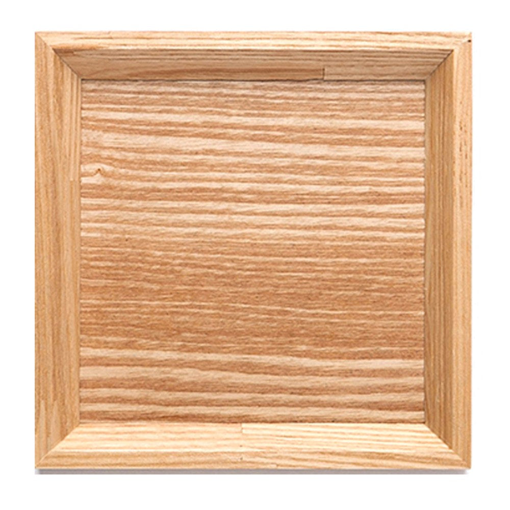 Plateau carré en acacia, bois naturel