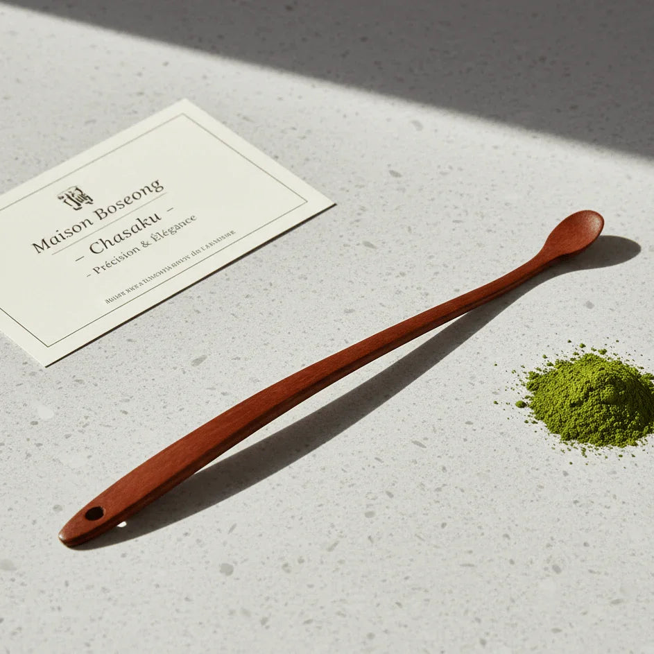 Cuillère matcha jujubier tradition