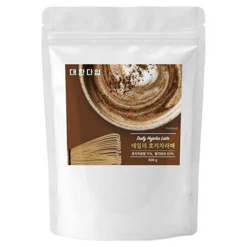 Daehan Dayeop Hojicha Latte Poudre de Thé Vert Torréfié 500g