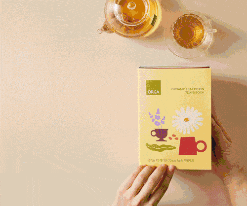 Le Livre des 7 Jours (Tea Edition 7 Days Book) — Collection ORGA contenu thé Coffret infusions biologiques