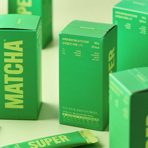 Super Matcha Latte boites