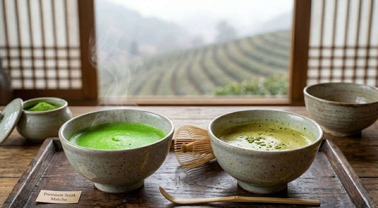 Comment bien choisir son Matcha : deux bols de matcha