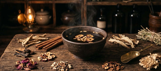 Ssanghwa-cha bol de the et ingredient autour