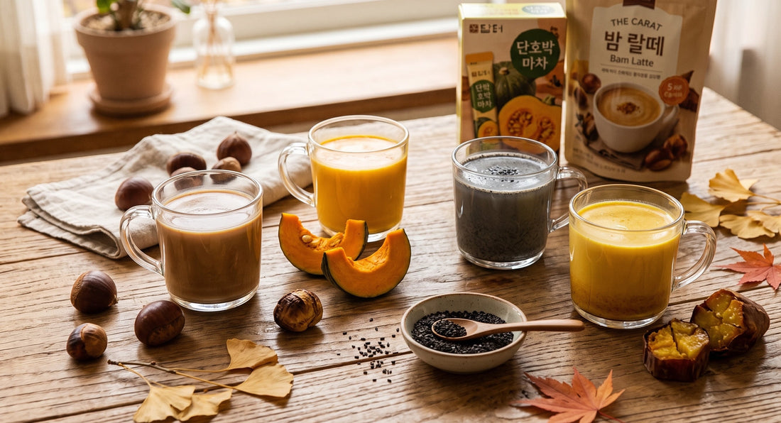 5 Nouvelles Saveurs de Latte Coreen pour l'Automne