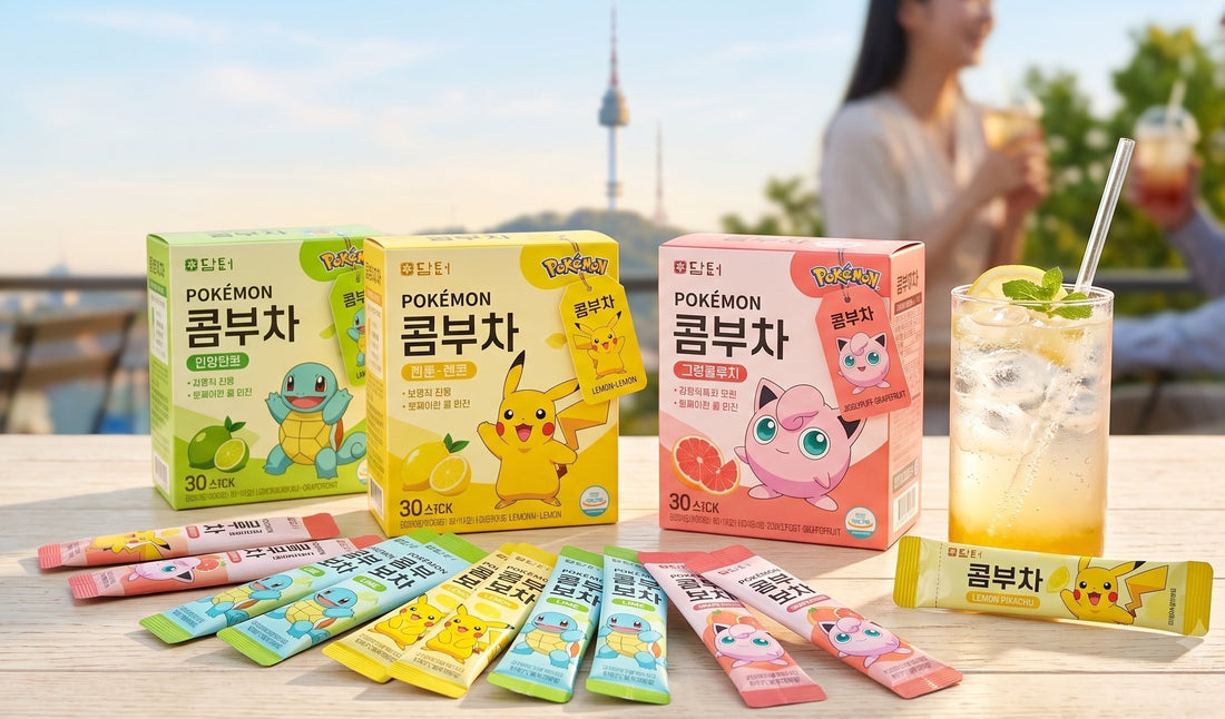 Pokémon Kombucha Damtuh : quand le kombucha coréen rencontre l'univers Pokémon