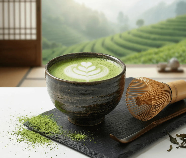 Collection de matchas coréens premium Osulloc et Teazen, poudres de cérémonie et lattes de Jeju, Maison Boseong