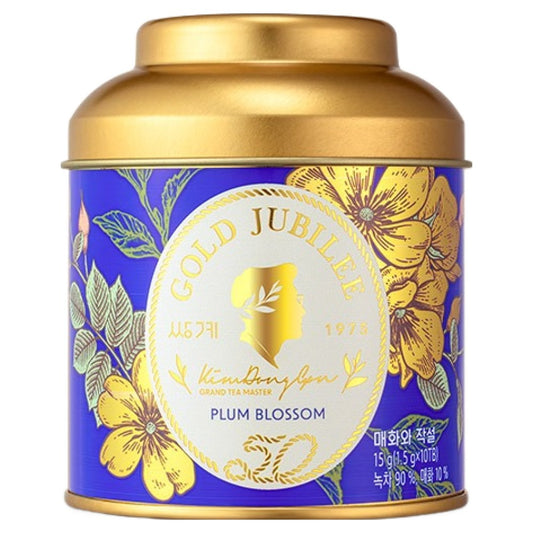 Boîte métal Gold Jubilee Prunier et Jakseol Ssanggyemyeongcha