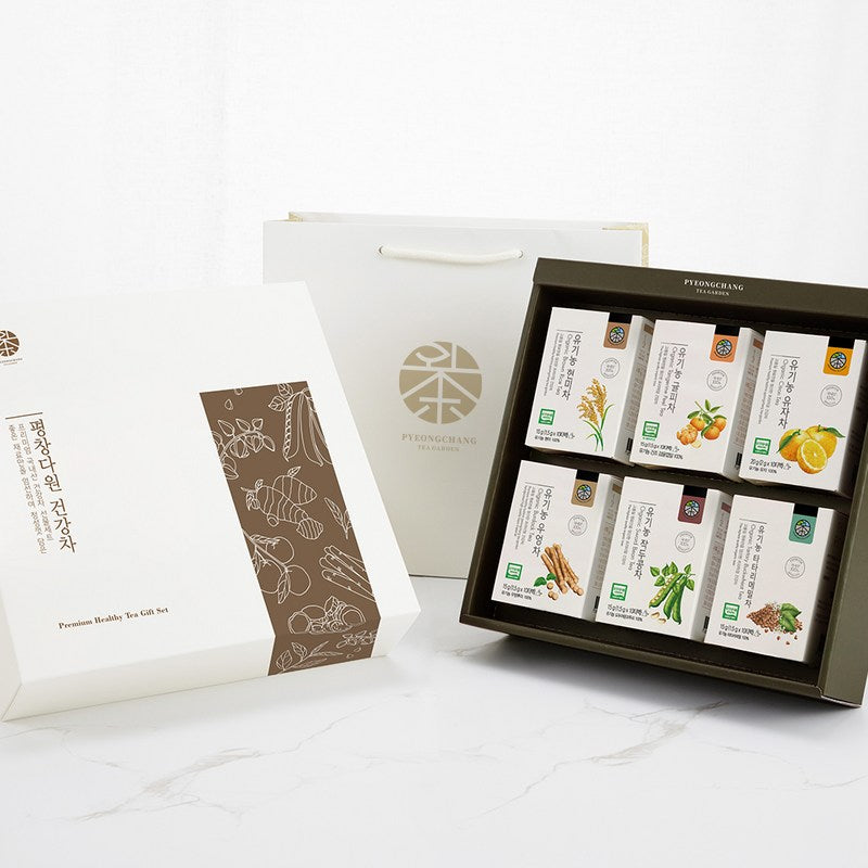 Coffret Pyeongchang Tea Garden 6 thés traditionnels