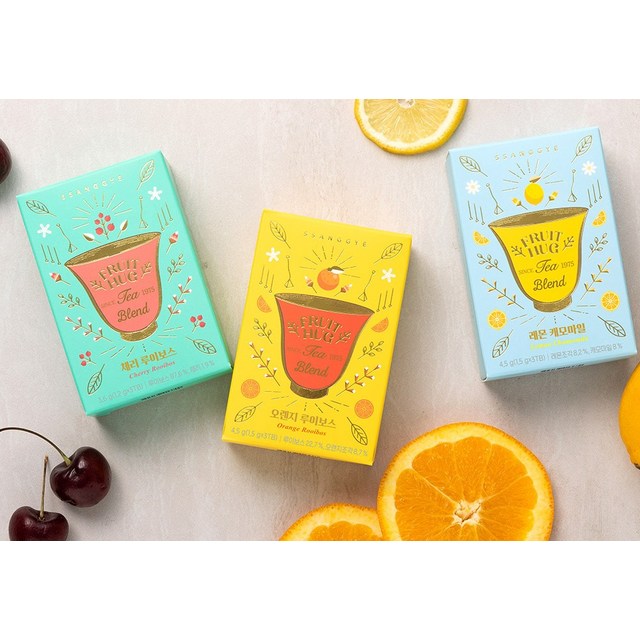 Fruit Hug Collection, thé fruité en tasse