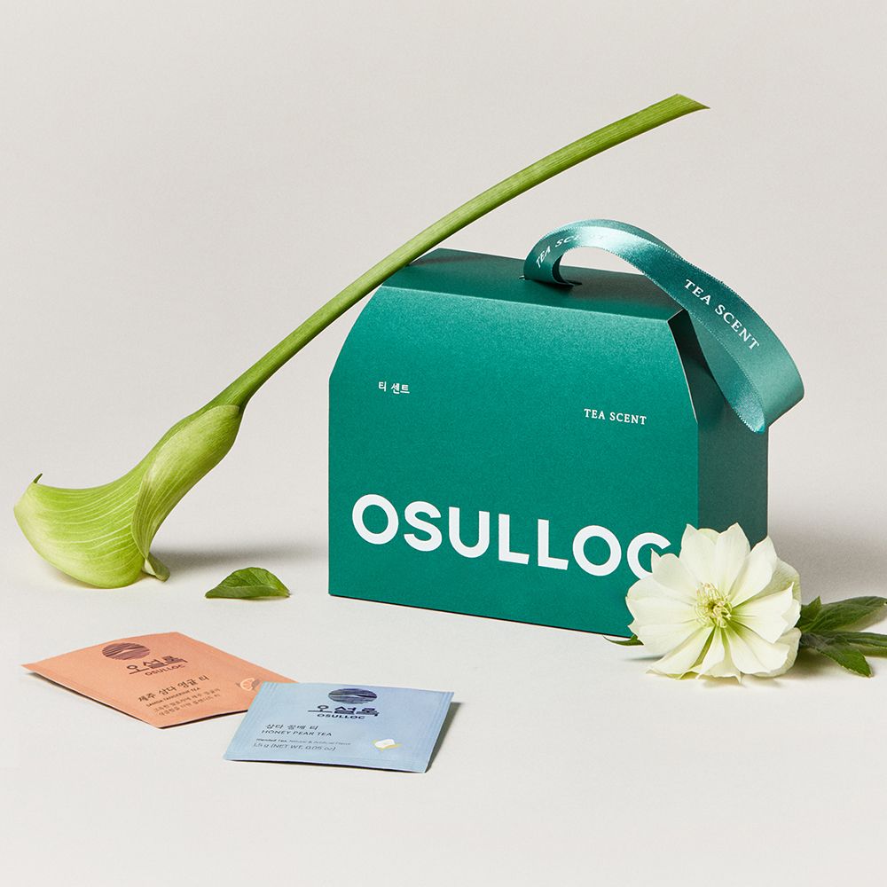 OSULLOC 6 types of teas coffret (24 pieces) — Vue packaging | Maison Boseong
