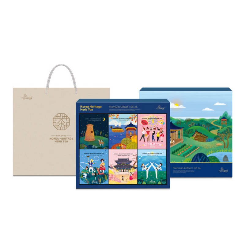 Coffret thés traditionnels coréens Arumdre