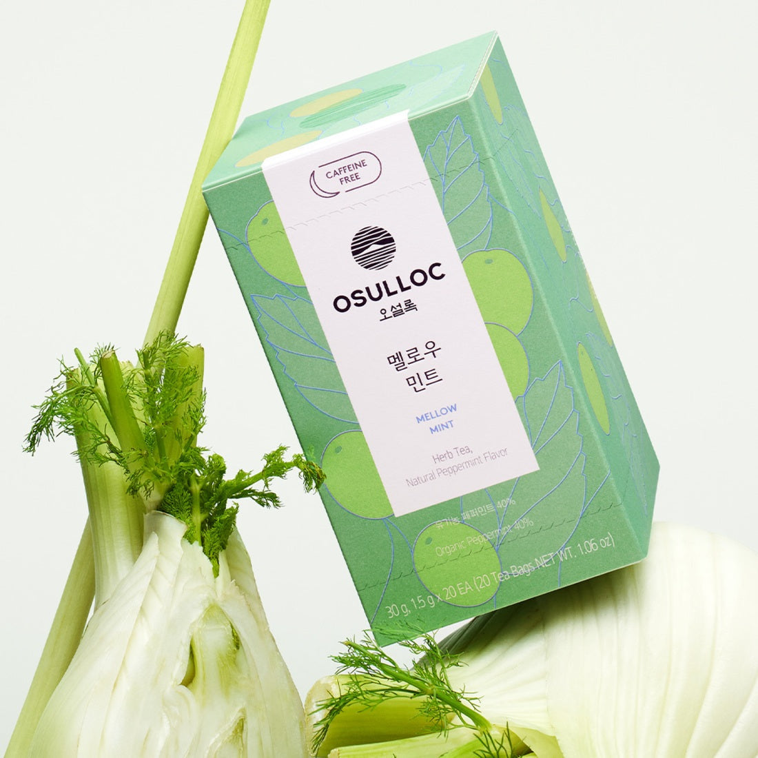 OSULLOC Organic Caffeine-Free Mellow Mint — Détail produit | Maison Boseong