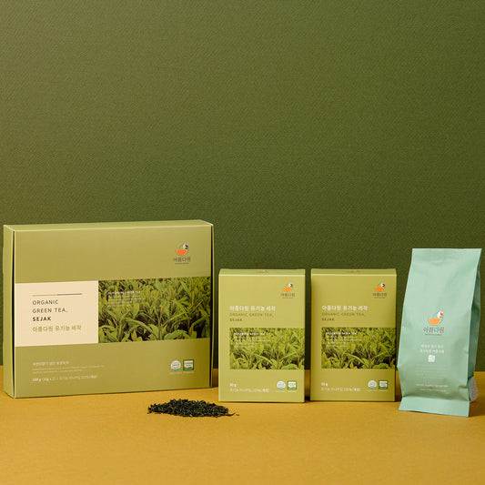 Areumdawon Coffret Thé Vert Sejak Bio 100g