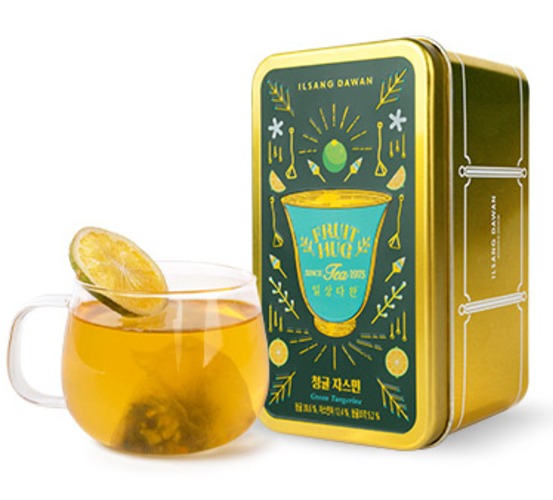 Thé fruité Fruit Hug avec tranche de pomme séchée