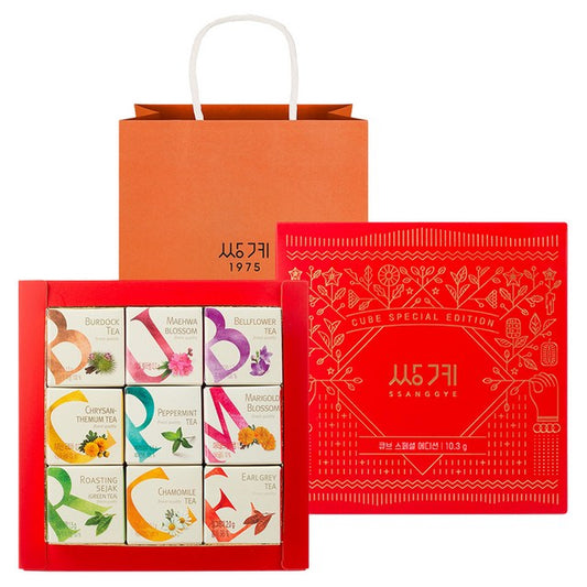 Coffret Cube Special Edition 9 thés et infusions Ssanggyemyeongcha