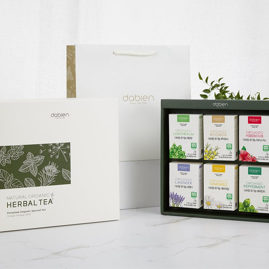 Coffret Dabien 6 infusions biologiques en sachets triangulaires
