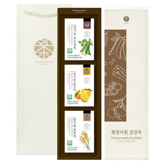 Coffret thés traditionnels biologiques Pyeongchang Tea Garden N°1