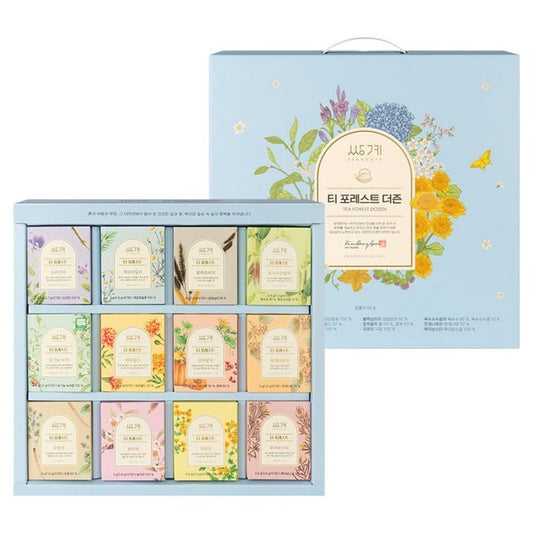 Coffret Tea Forest 12 thés et infusions coréens Ssanggyemyeongcha