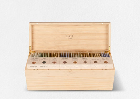 Coffret en bois Master Class ouvert