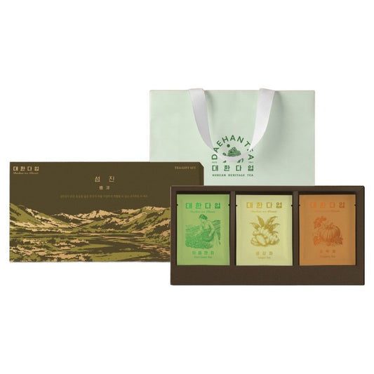 Coffret Seomjin 9 thés coréens en sachets