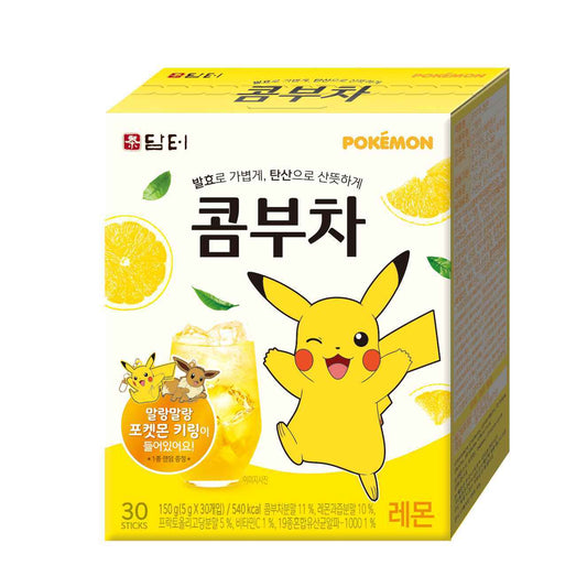 Damtuh Pokémon Kombucha Citron 30 Sticks Pikachu