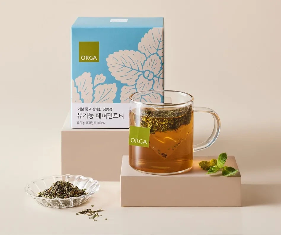Infusion menthe poivrée bio orgapresentation 