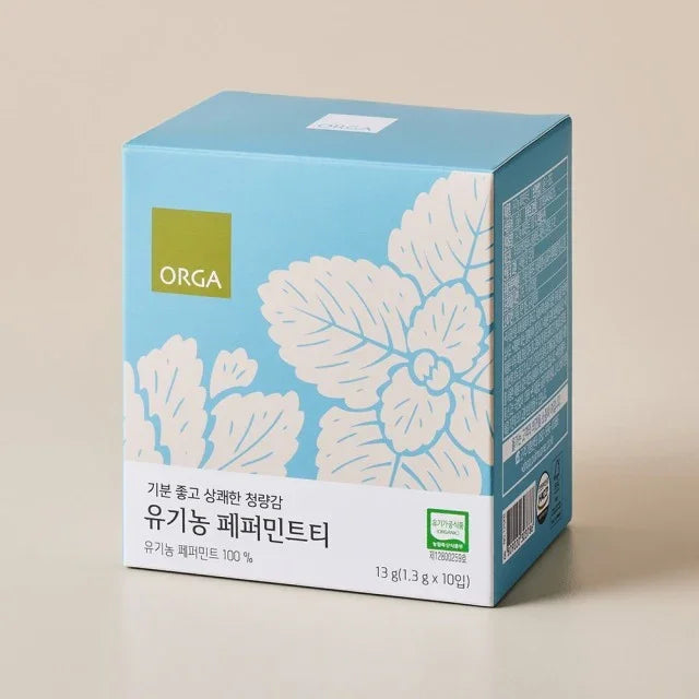Infusion menthe poivrée bio orga face