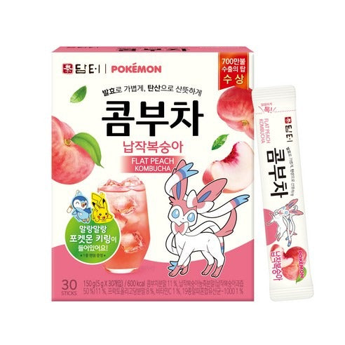 Damtuh Pokémon Kombucha Pêche Plate 30 Sticks (Sylveon)