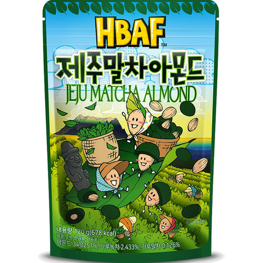 HBAF Amandes Matcha de Jeju sachet