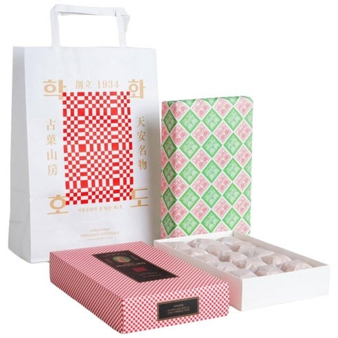 boite coffret de Pâtisseries Traditionnelles "Hodu-Gwaja" aux Noix