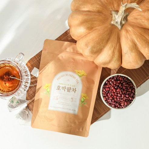 L'Équilibre Haesoldang  Infusion Potiron et Haricot Rouge  sachet et citrouille