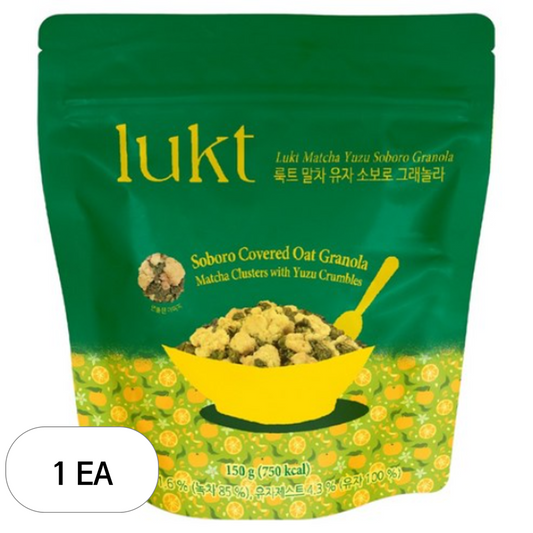 Lukt Granola Matcha Yuzu Soboro sachet