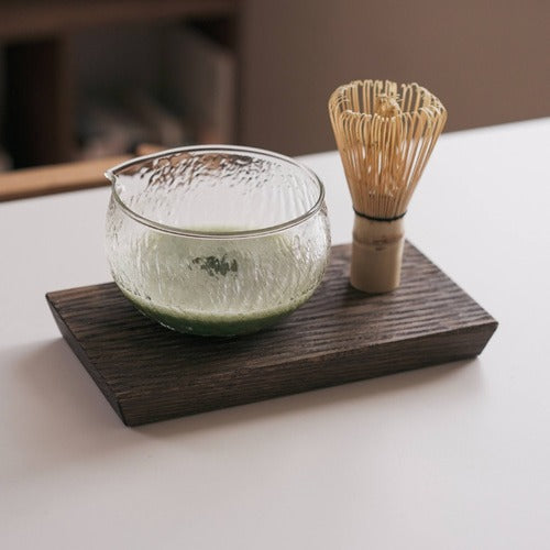 Magpie et Tiger Matcha Cérémoniel plateau avec tasse et chasen