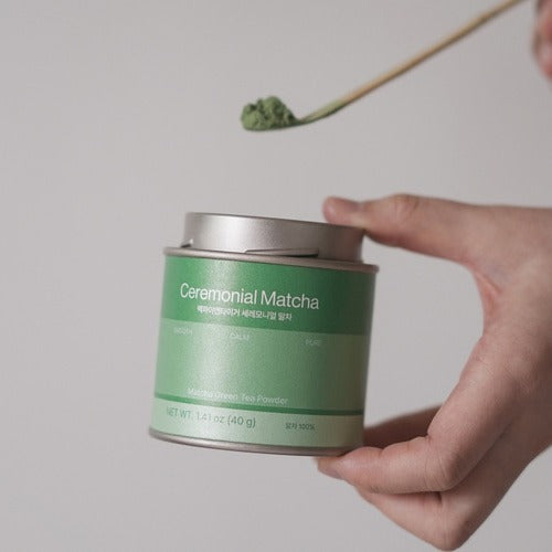 Magpie et Tiger Matcha Cérémoniel boite avec cuillere