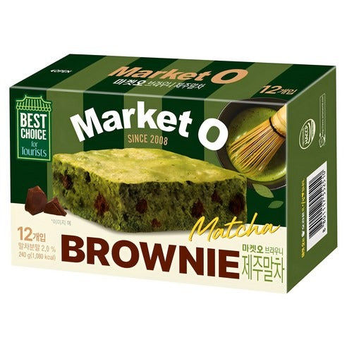 Market-O Brownie Matcha de Jeju boite