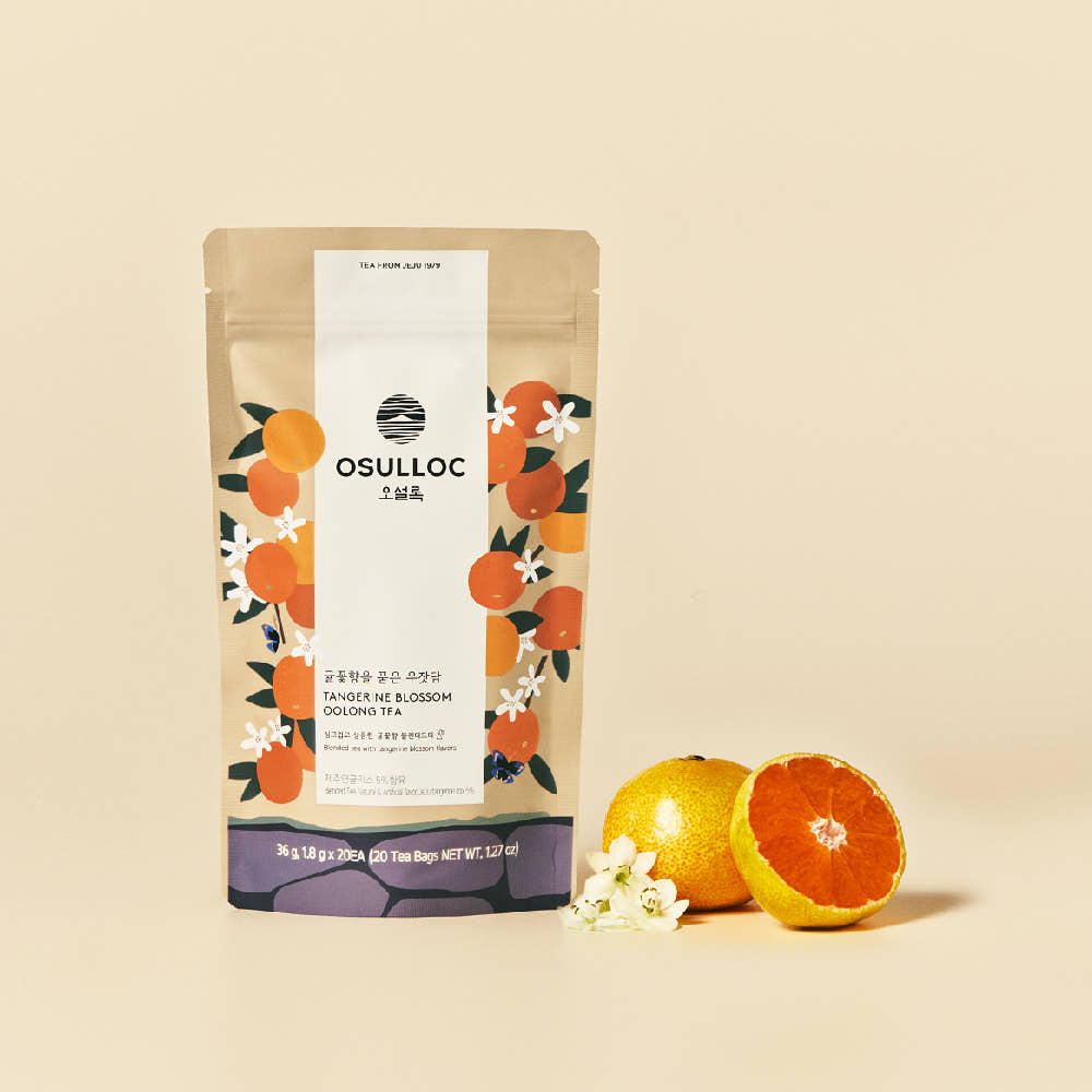 OSULLOC Tangerine Flower Tea 20 sachets | Maison Boseong