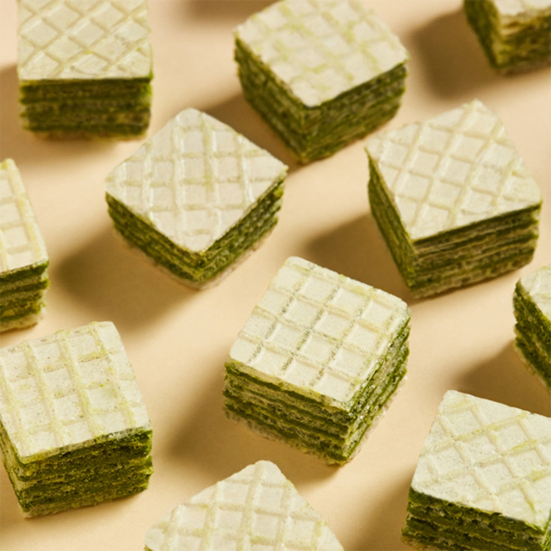 OSULLOC Green Tea Wafers Jeju 100g — Détail produit | Maison Boseong