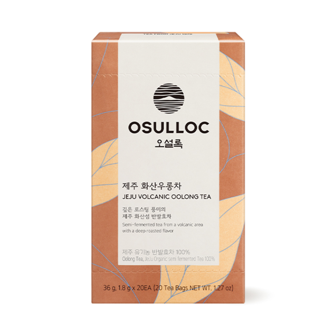 OSULLOC Jeju Volcanic Oolong Tea 20 sachets — Vue détaillée | Maison Boseong