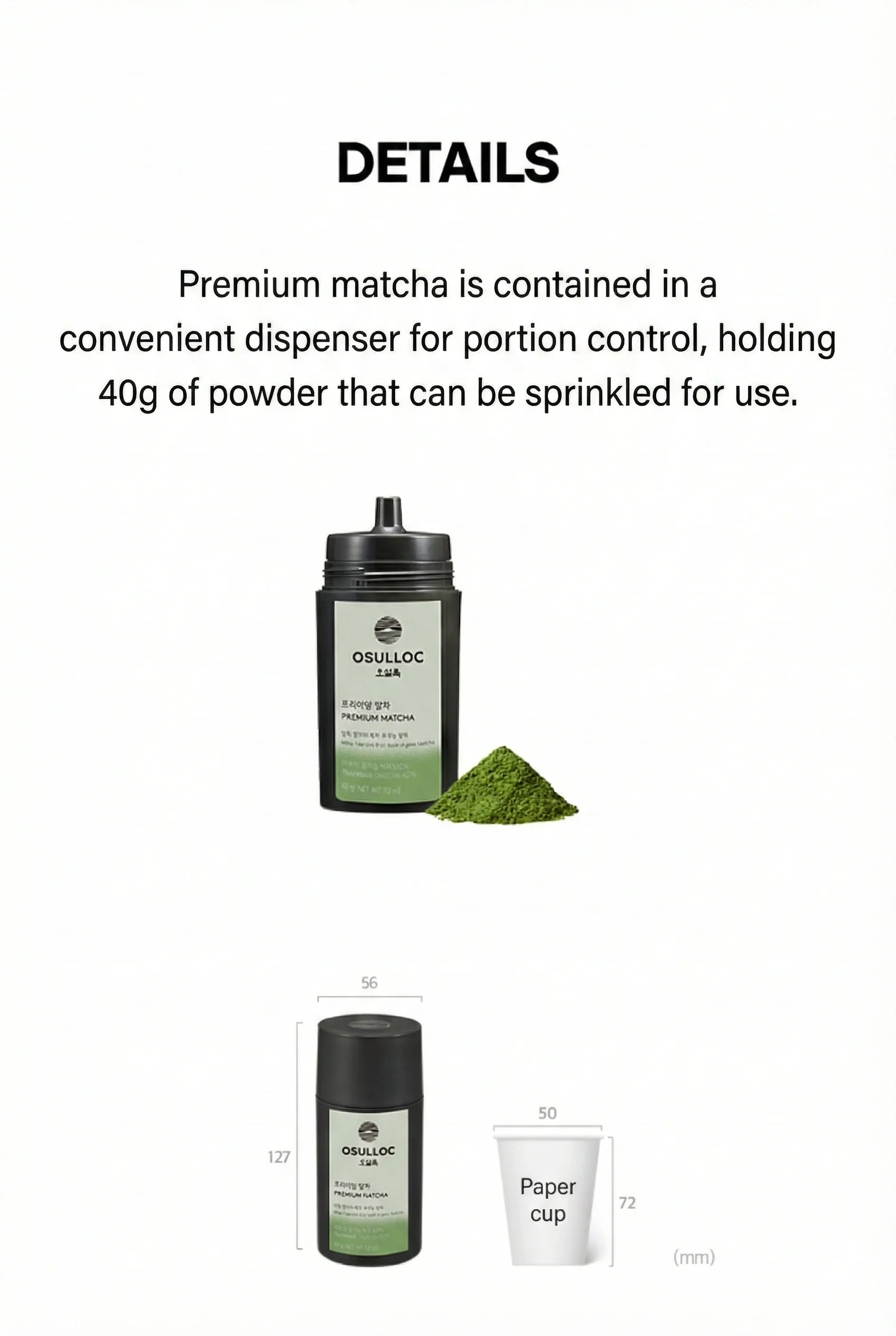 osulloc premium matcha powder