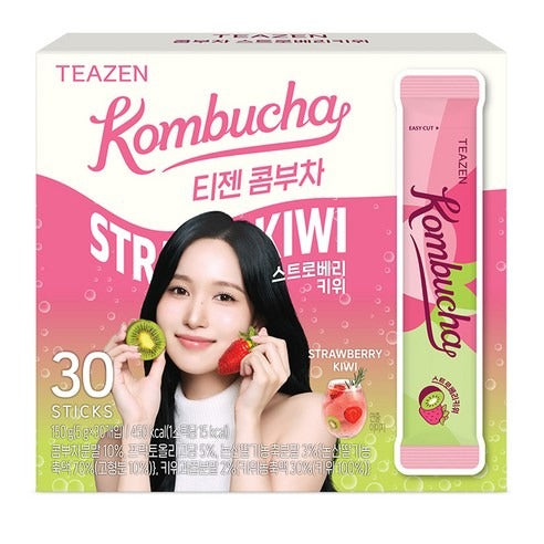 Teazen Kombucha Fraise & Kiwi 30 Sticks