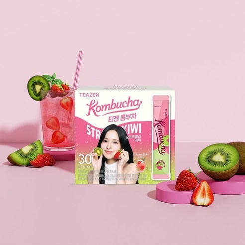 Teazen Kombucha Fraise & Kiwi 30 Sticks
