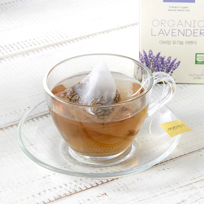 Infusion lavande bio Dabien en tasse